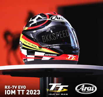 Arai RX7V EVO iom tt 2023