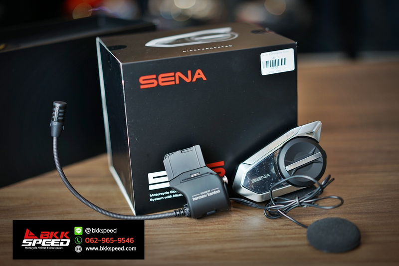 รูปสินค้า หูฟังบลูทูธ (Bluetooth) แบรนด์ หูฟังบลูทูธ SENA SENA 50s sound by Harman Kardon มุมด้านหลัง