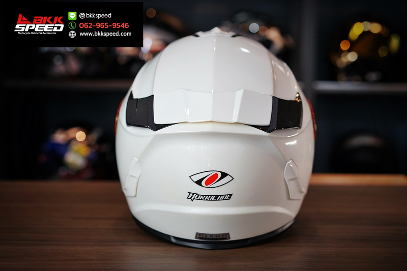 รูปสินค้าหมวกกันน็อคเต็มใบ แบรนด์ Real รุ่น Helmets ลาย/สี Hurricane White สำหรับขี่มอเตอร์ไซค์ รายละเอียดสินค้า จาก BKKSPEED