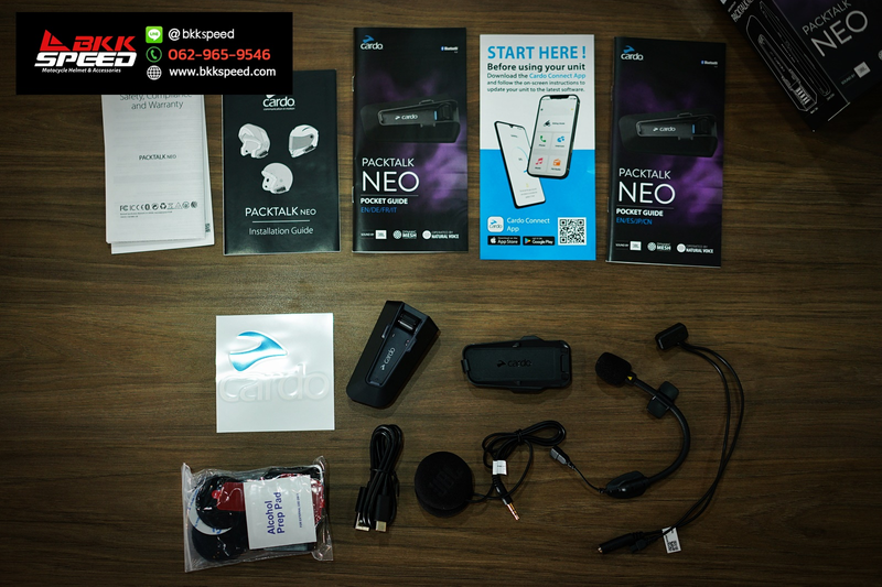 รูปสินค้า หูฟังบลูทูธ (Bluetooth) แบรนด์ หูฟังบลูทูธ Cardo Cardo Packtalk NEO รูปเพิ่มเติม 5