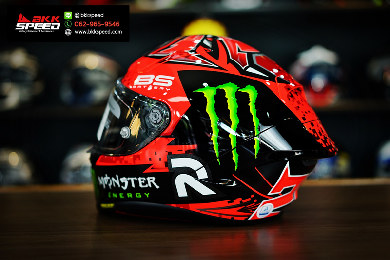รูปสินค้าหมวกกันน็อคเต็มใบ แบรนด์ HJC รุ่น HJC RPHA1 ลาย/สี RPHA1 Quartararo Replica mc1 สำหรับขี่มอเตอร์ไซค์ รูปเพิ่มเติม 6 จาก BKKSPEED