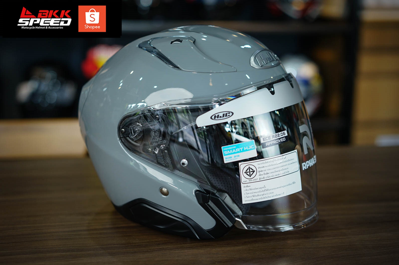 รูปสินค้าหมวกกันน็อคเต็มใบ แบรนด์ HJC รุ่น RPHA31 ลาย/สี N Grey สำหรับขี่มอเตอร์ไซค์ มุมด้านข้าง จาก BKKSPEED