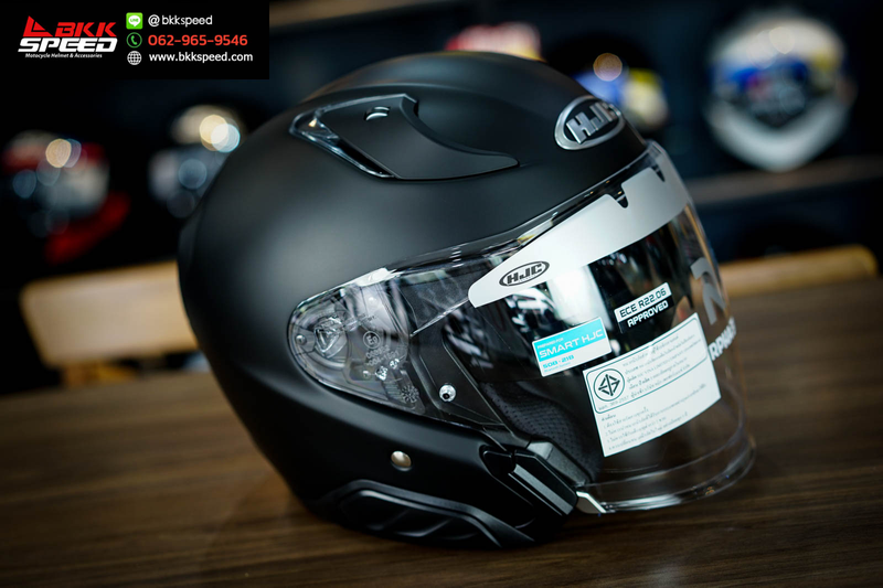 รูปสินค้าหมวกกันน็อคเต็มใบ แบรนด์ HJC รุ่น RPHA31 ลาย/สี Matt Black สำหรับขี่มอเตอร์ไซค์ รูปเพิ่มเติม 6 จาก BKKSPEED