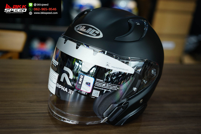 รูปสินค้าหมวกกันน็อคเต็มใบ แบรนด์ HJC รุ่น RPHA31 ลาย/สี Matt Black สำหรับขี่มอเตอร์ไซค์ มุมด้านข้าง จาก BKKSPEED