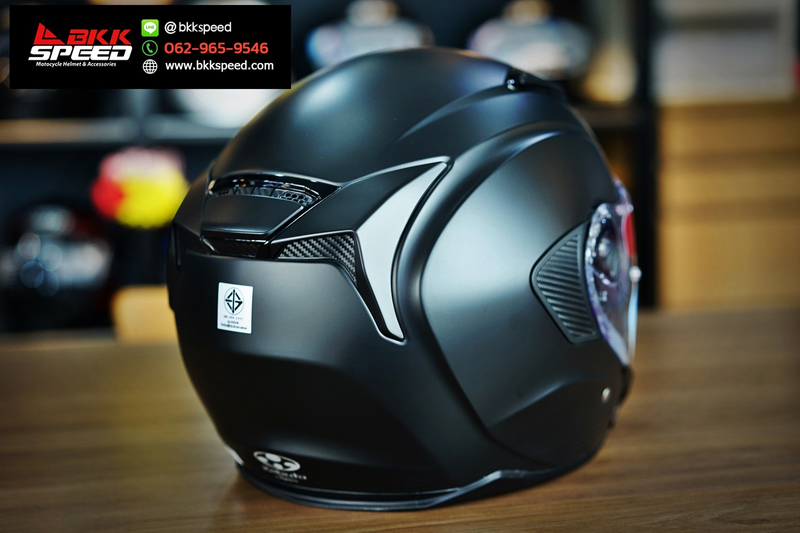 รูปสินค้าหมวกกันน็อคเต็มใบ แบรนด์ Kabuto รุ่น Exceed ลาย/สี Flat Black สำหรับขี่มอเตอร์ไซค์ รายละเอียดสินค้า จาก BKKSPEED