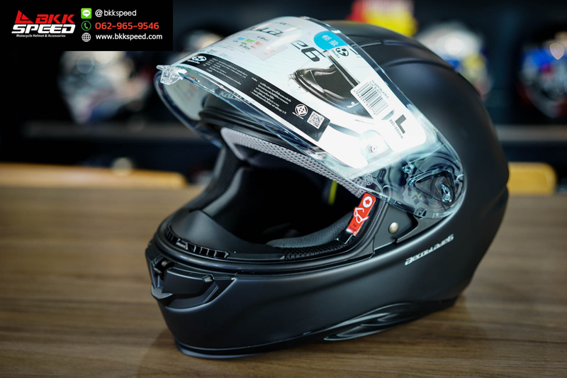 รูปสินค้าหมวกกันน็อคเต็มใบ แบรนด์ Kabuto รุ่น Kabuto Aeroblade6 ลาย/สี Aeroblade6 Flat Black สำหรับขี่มอเตอร์ไซค์ รายละเอียดสินค้า จาก BKKSPEED