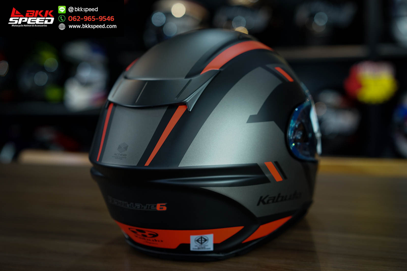 รูปสินค้าหมวกกันน็อคเต็มใบ แบรนด์ Kabuto รุ่น Kabuto Aeroblade6 ลาย/สี Aeroblade6 Dyna Flat Black Red สำหรับขี่มอเตอร์ไซค์ รายละเอียดสินค้า จาก BKKSPEED