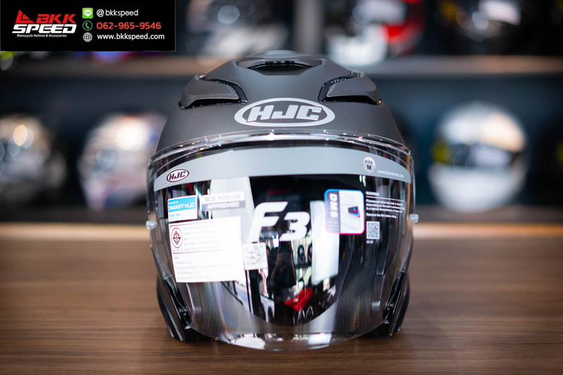 รูปสินค้าหมวกกันน็อคเต็มใบ แบรนด์ HJC รุ่น HJC F31 ลาย/สี F31 Semi Flat Titanium สำหรับขี่มอเตอร์ไซค์ มุมด้านหลัง จาก BKKSPEED
