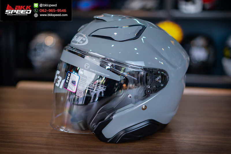 รูปสินค้าหมวกกันน็อคเต็มใบ แบรนด์ HJC รุ่น HJC F31 ลาย/สี F31 N Grey สำหรับขี่มอเตอร์ไซค์ มุมหลักด้านหน้า จาก BKKSPEED