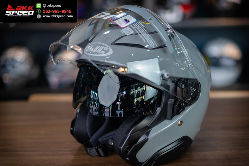 รูปสินค้าหมวกกันน็อคเต็มใบ แบรนด์ HJC รุ่น HJC F31 ลาย/สี F31 N Grey สำหรับขี่มอเตอร์ไซค์ รูปเพิ่มเติม 7 จาก BKKSPEED