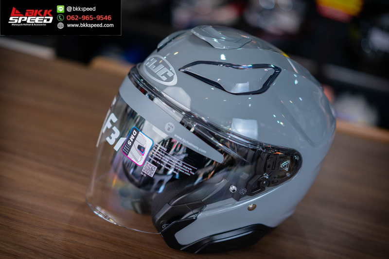 รูปสินค้าหมวกกันน็อคเต็มใบ แบรนด์ HJC รุ่น HJC F31 ลาย/สี F31 N Grey สำหรับขี่มอเตอร์ไซค์ รูปเพิ่มเติม 6 จาก BKKSPEED