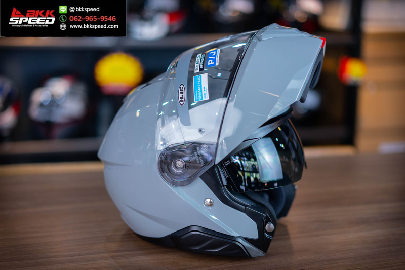 รูปสินค้าหมวกกันน็อคเต็มใบ แบรนด์ HJC รุ่น HJC i91 ลาย/สี i91 N Grey สำหรับขี่มอเตอร์ไซค์ รูปเพิ่มเติม 7 จาก BKKSPEED