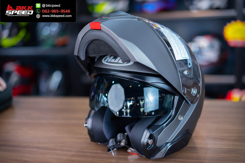 รูปสินค้าหมวกกันน็อคเต็มใบ แบรนด์ HJC รุ่น HJC i91 ลาย/สี i91 Semi Flat Titanium สำหรับขี่มอเตอร์ไซค์ รูปเพิ่มเติม 5 จาก BKKSPEED