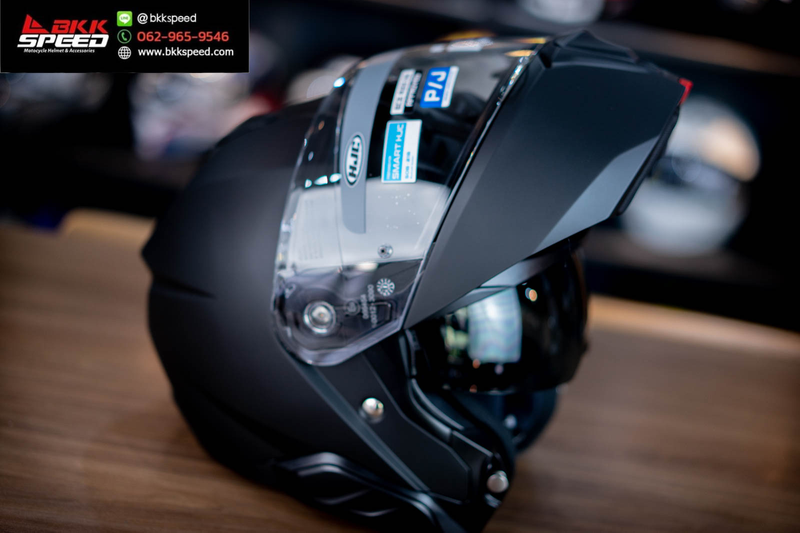 รูปสินค้าหมวกกันน็อคเต็มใบ แบรนด์ HJC รุ่น HJC i91 ลาย/สี i91 Semi Flat Black สำหรับขี่มอเตอร์ไซค์ รูปเพิ่มเติม 7 จาก BKKSPEED
