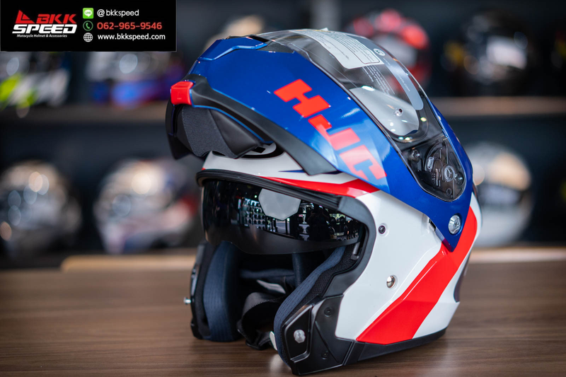 รูปสินค้าหมวกกันน็อคเต็มใบ แบรนด์ HJC รุ่น HJC C91N ลาย/สี C91N Nepos MC21 สำหรับขี่มอเตอร์ไซค์ รายละเอียดสินค้า จาก BKKSPEED