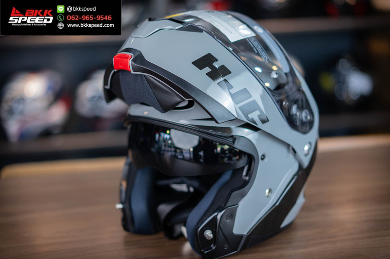รูปสินค้าหมวกกันน็อคเต็มใบ แบรนด์ HJC รุ่น HJC C91N ลาย/สี C91N Nepos mc5 สำหรับขี่มอเตอร์ไซค์ รูปเพิ่มเติม 5 จาก BKKSPEED