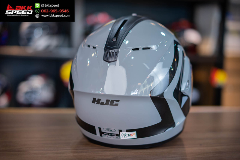 รูปสินค้าหมวกกันน็อคเต็มใบ แบรนด์ HJC รุ่น HJC C91N ลาย/สี C91N Nepos mc5 สำหรับขี่มอเตอร์ไซค์ รายละเอียดสินค้า จาก BKKSPEED