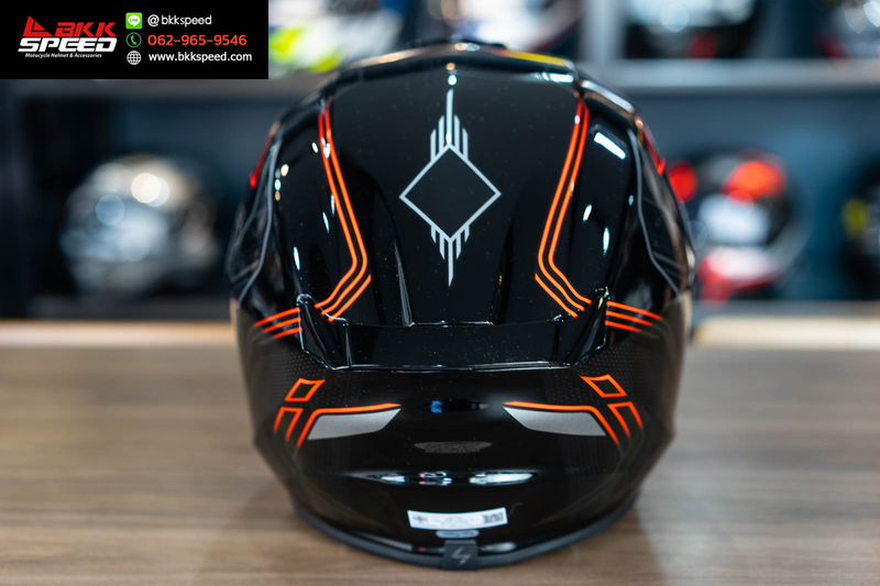 รูปสินค้าหมวกกันน็อคเต็มใบ แบรนด์ Scorpion EXO รุ่น Scorpion EXO 391 ลาย/สี 391 SPADA Black Neon Red สำหรับขี่มอเตอร์ไซค์ รายละเอียดสินค้า จาก BKKSPEED