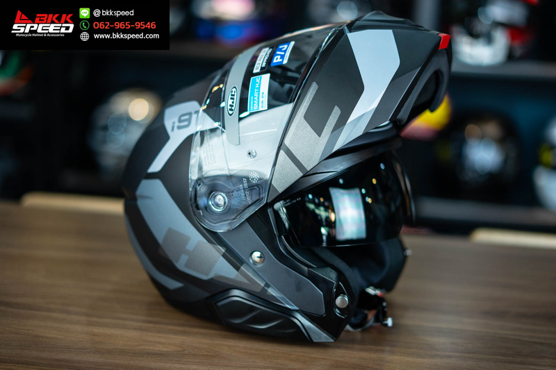 รูปสินค้าหมวกกันน็อคเต็มใบ แบรนด์ HJC รุ่น HJC i91 ลาย/สี i91 Carst mc5 สำหรับขี่มอเตอร์ไซค์ รายละเอียดสินค้า จาก BKKSPEED
