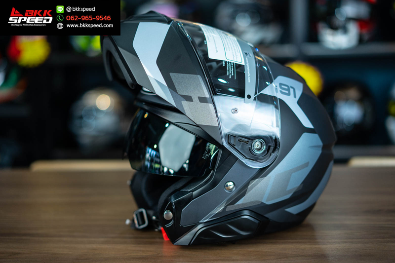 รูปสินค้าหมวกกันน็อคเต็มใบ แบรนด์ HJC รุ่น HJC i91 ลาย/สี i91 Carst mc5 สำหรับขี่มอเตอร์ไซค์ รูปเพิ่มเติม 5 จาก BKKSPEED