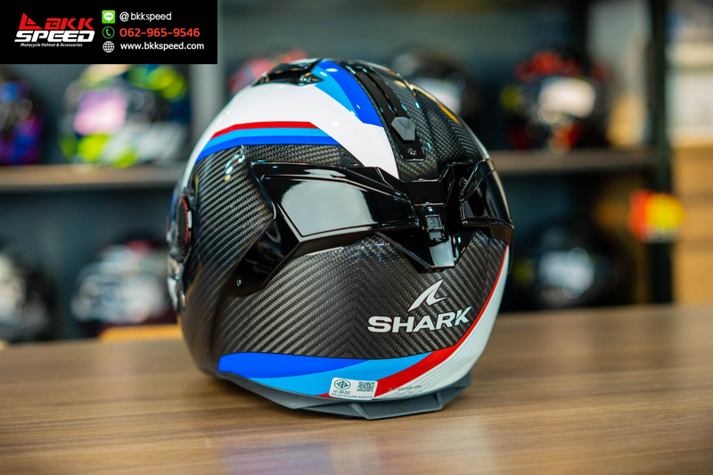 รูปสินค้าหมวกกันน็อคเต็มใบ แบรนด์ SHARK รุ่น Shark Spartan GT Pro Carbon ลาย/สี Spartan GT PRO carbon Dokhta Tricolor DWB สำหรับขี่มอเตอร์ไซค์ รูปเพิ่มเติม 5 จาก BKKSPEED
