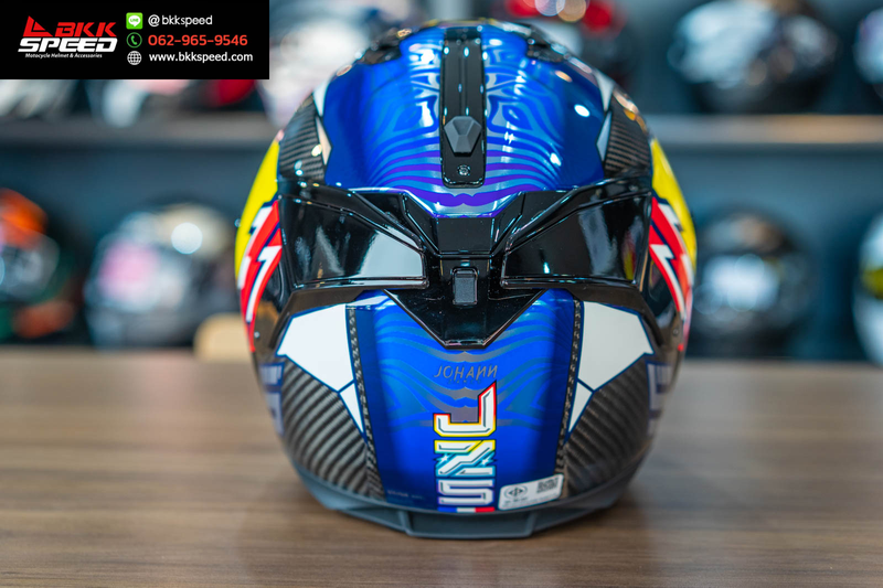 รูปสินค้าหมวกกันน็อคเต็มใบ แบรนด์ SHARK รุ่น Shark Spartan GT Pro Carbon ลาย/สี Spartan GT PRO Carbon Zarco Replica DUR สำหรับขี่มอเตอร์ไซค์ รายละเอียดสินค้า จาก BKKSPEED