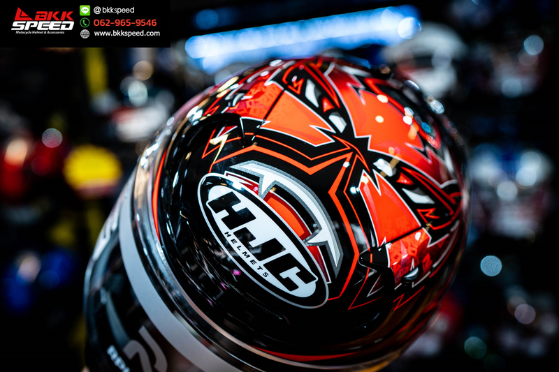 รูปสินค้าหมวกกันน็อคเต็มใบ แบรนด์ HJC รุ่น HJC RPHA12 ลาย/สี RPHA12 Quartararo Replica สำหรับขี่มอเตอร์ไซค์ มุมด้านหลัง จาก BKKSPEED