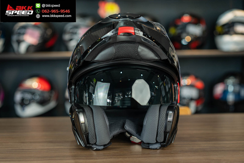 รูปสินค้าหมวกกันน็อคเต็มใบ แบรนด์ HJC รุ่น RPHA91 ลาย/สี Carbon สำหรับขี่มอเตอร์ไซค์ รูปเพิ่มเติม 6 จาก BKKSPEED