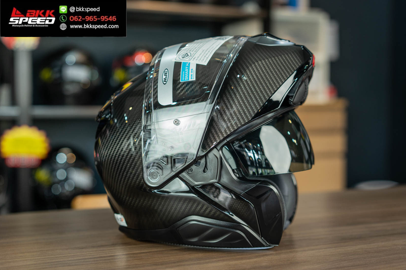 รูปสินค้าหมวกกันน็อคเต็มใบ แบรนด์ HJC รุ่น RPHA91 ลาย/สี Carbon สำหรับขี่มอเตอร์ไซค์ รูปเพิ่มเติม 7 จาก BKKSPEED