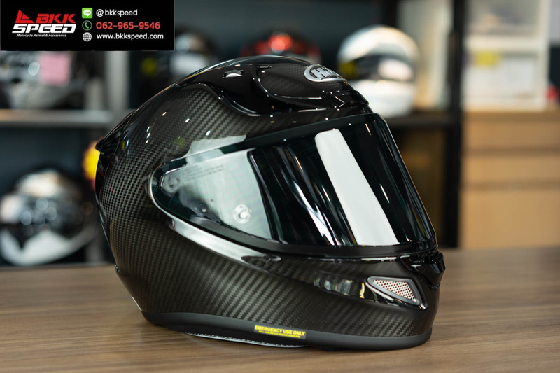 รูปสินค้าหมวกกันน็อคเต็มใบ แบรนด์ HJC รุ่น HJC RPHA12 ลาย/สี RPHA12 Carbon สำหรับขี่มอเตอร์ไซค์ มุมด้านหลัง จาก BKKSPEED
