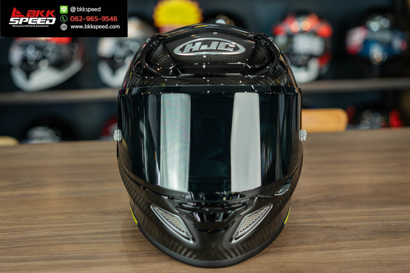 รูปสินค้าหมวกกันน็อคเต็มใบ แบรนด์ HJC รุ่น HJC RPHA12 ลาย/สี RPHA12 Carbon สำหรับขี่มอเตอร์ไซค์ มุมด้านข้าง จาก BKKSPEED