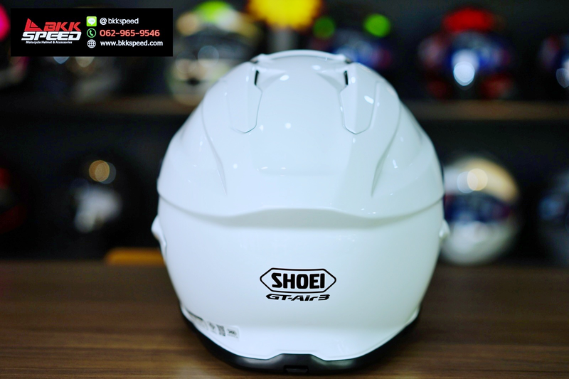 รูปสินค้าหมวกกันน็อคเต็มใบ แบรนด์ SHOEI รุ่น Shoei GT AIR 3 ลาย/สี GT AIR 3 White สำหรับขี่มอเตอร์ไซค์ รูปเพิ่มเติม 5 จาก BKKSPEED