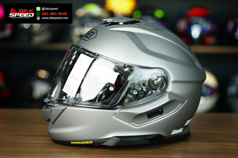 รูปสินค้าหมวกกันน็อคเต็มใบ แบรนด์ SHOEI รุ่น Shoei GT AIR 3 ลาย/สี GT AIR 3 Matt Deep Grey สำหรับขี่มอเตอร์ไซค์ มุมหลักด้านหน้า จาก BKKSPEED