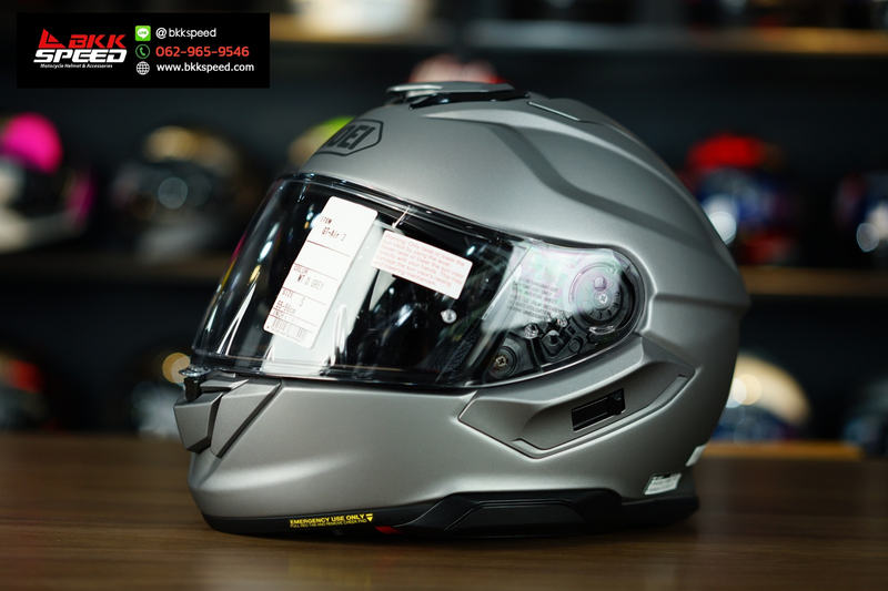 รูปสินค้าหมวกกันน็อคเต็มใบ แบรนด์ SHOEI รุ่น Shoei GT AIR 3 ลาย/สี GT AIR 3 Matt Deep Grey สำหรับขี่มอเตอร์ไซค์ รายละเอียดสินค้า จาก BKKSPEED