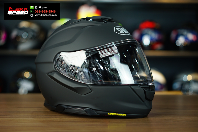 รูปสินค้าหมวกกันน็อคเต็มใบ แบรนด์ SHOEI รุ่น Shoei GT AIR 3 ลาย/สี GT AIR 3 Matt Black สำหรับขี่มอเตอร์ไซค์ มุมด้านหลัง จาก BKKSPEED