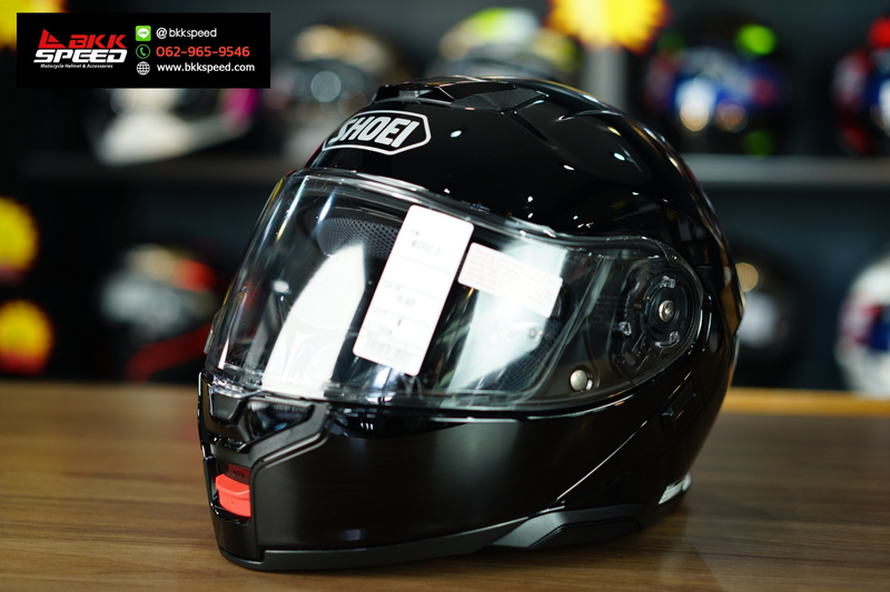 รูปสินค้าหมวกกันน็อคเต็มใบ แบรนด์ SHOEI รุ่น Shoei Neotec3 ลาย/สี Neotec3 Black สำหรับขี่มอเตอร์ไซค์ มุมหลักด้านหน้า จาก BKKSPEED