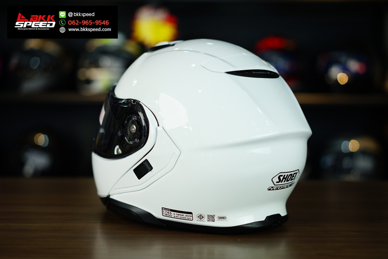 รูปสินค้าหมวกกันน็อคเต็มใบ แบรนด์ SHOEI รุ่น Shoei Neotec3 ลาย/สี Neotec3 White สำหรับขี่มอเตอร์ไซค์ รายละเอียดสินค้า จาก BKKSPEED