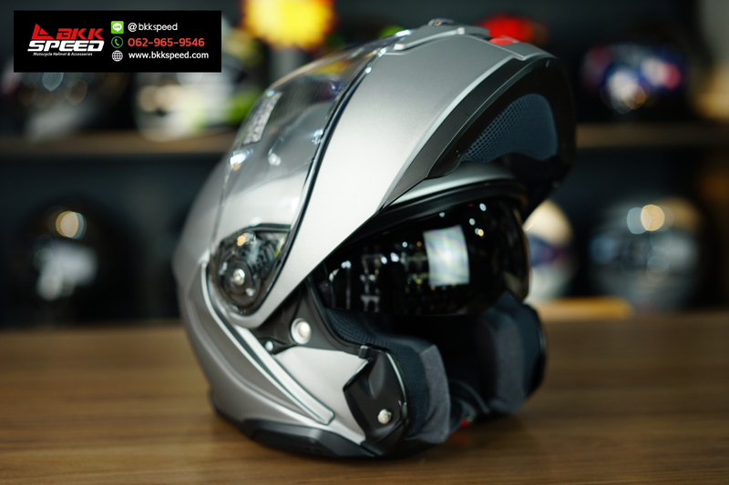 รูปสินค้าหมวกกันน็อคเต็มใบ แบรนด์ SHOEI รุ่น Shoei Neotec3 ลาย/สี Neotec3 Matt Deep Grey สำหรับขี่มอเตอร์ไซค์ รายละเอียดสินค้า จาก BKKSPEED