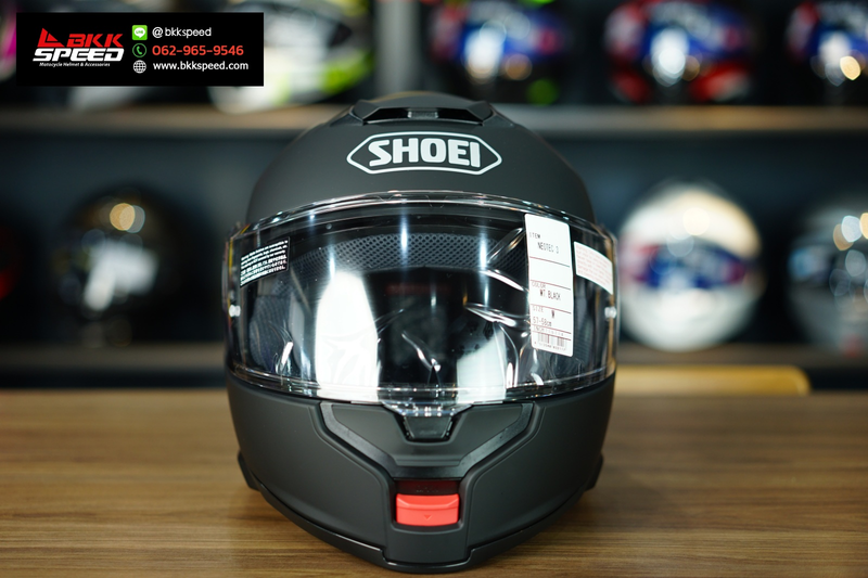 รูปสินค้าหมวกกันน็อคเต็มใบ แบรนด์ SHOEI รุ่น Shoei Neotec3 ลาย/สี Neotec3 Matt Black สำหรับขี่มอเตอร์ไซค์ มุมด้านข้าง จาก BKKSPEED