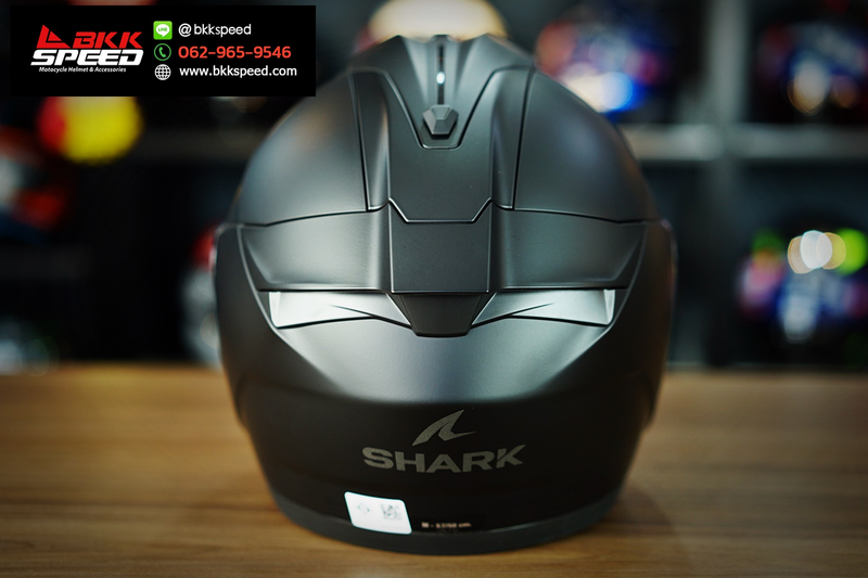 รูปสินค้าหมวกกันน็อคเต็มใบ แบรนด์ SHARK รุ่น Shark Ridill 2 ลาย/สี Ridill2 Matt Black สำหรับขี่มอเตอร์ไซค์ มุมด้านหลัง จาก BKKSPEED