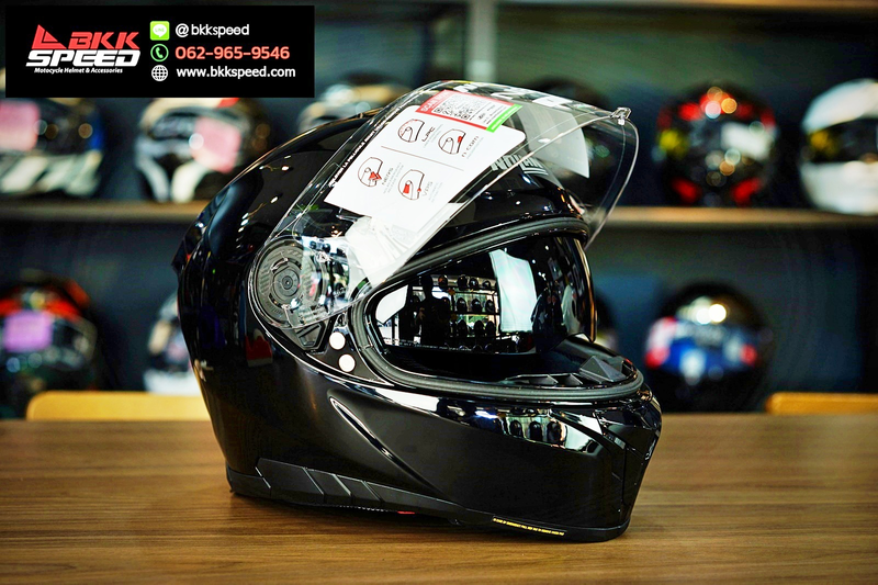 รูปสินค้าหมวกกันน็อคเต็มใบ แบรนด์ Nolan รุ่น Nolan N80.8 ลาย/สี N80.8 Classic Ncom Black 3 สำหรับขี่มอเตอร์ไซค์ รายละเอียดสินค้า จาก BKKSPEED