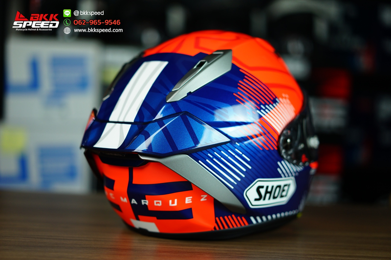 รูปสินค้าหมวกกันน็อคเต็มใบ แบรนด์ SHOEI รุ่น Shoei X15 ลาย/สี X15 Marquez8 TC1 สำหรับขี่มอเตอร์ไซค์ รายละเอียดสินค้า จาก BKKSPEED