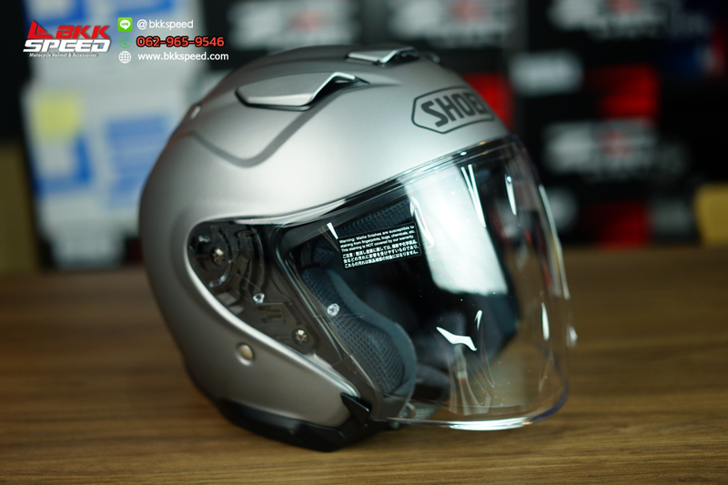 รูปสินค้าหมวกกันน็อคเต็มใบ แบรนด์ SHOEI รุ่น SHOIE J Cruise 3 ลาย/สี J cruise 3 Matt Deep Grey สำหรับขี่มอเตอร์ไซค์ รายละเอียดสินค้า จาก BKKSPEED