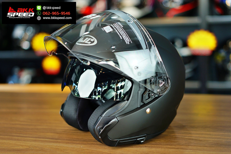 รูปสินค้าหมวกกันน็อคเต็มใบ แบรนด์ HJC รุ่น HJC i31 ลาย/สี i31 Semi Flat Black สำหรับขี่มอเตอร์ไซค์ รายละเอียดสินค้า จาก BKKSPEED