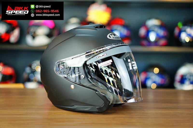 รูปสินค้าหมวกกันน็อคเต็มใบ แบรนด์ HJC รุ่น HJC i31 ลาย/สี i31 Semi Flat Black สำหรับขี่มอเตอร์ไซค์ มุมด้านข้าง จาก BKKSPEED