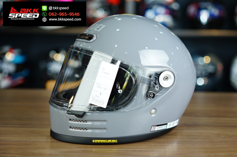 รูปสินค้าหมวกกันน็อคเต็มใบ แบรนด์ SHOEI รุ่น Shoei Glamster ลาย/สี Glamster Basalt Grey สำหรับขี่มอเตอร์ไซค์ มุมหลักด้านหน้า จาก BKKSPEED