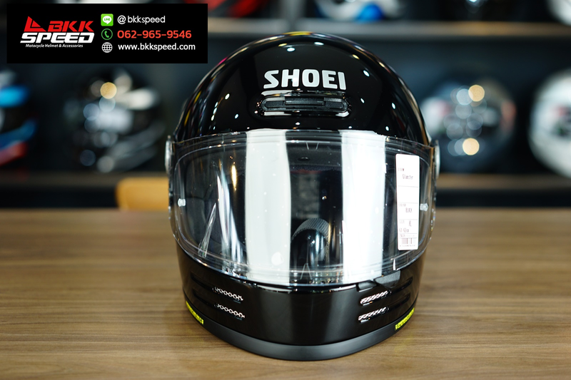 รูปสินค้าหมวกกันน็อคเต็มใบ แบรนด์ SHOEI รุ่น Shoei Glamster ลาย/สี Glamster Black สำหรับขี่มอเตอร์ไซค์ รูปเพิ่มเติม 6 จาก BKKSPEED