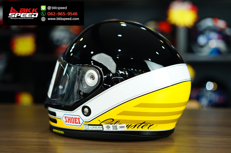 รูปสินค้าหมวกกันน็อคเต็มใบ แบรนด์ SHOEI รุ่น Shoei Glamster ลาย/สี Glamster Abiding TC3 สำหรับขี่มอเตอร์ไซค์ รูปเพิ่มเติม 6 จาก BKKSPEED