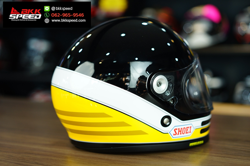 รูปสินค้าหมวกกันน็อคเต็มใบ แบรนด์ SHOEI รุ่น Shoei Glamster ลาย/สี Glamster Abiding TC3 สำหรับขี่มอเตอร์ไซค์ รูปเพิ่มเติม 7 จาก BKKSPEED