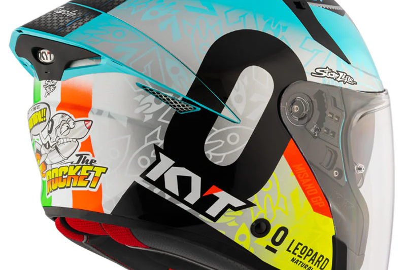 รูปสินค้าหมวกกันน็อคเต็มใบ แบรนด์ KYT รุ่น TTR ลาย/สี JET Replica Foggia Misano 2022 สำหรับขี่มอเตอร์ไซค์ รูปเพิ่มเติม 5 จาก BKKSPEED